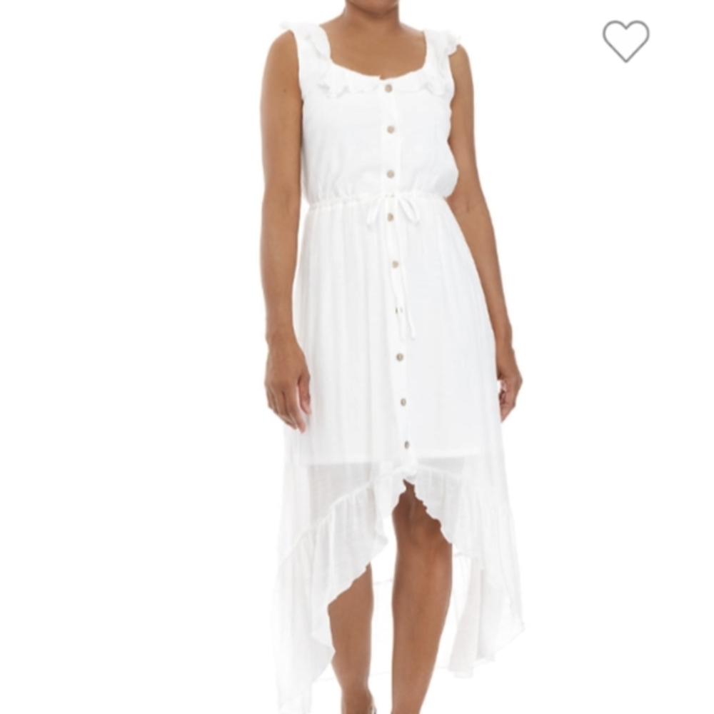 Luxology Ruffle Sleeveless Dress Size XL